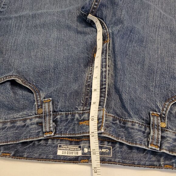 Carhartt Mens Relaxed Fit Jeans 36x30 Medium Blue Denim Workwear Street EUC - Picture 5 of 8